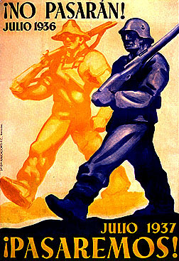 Плакаты Гражданская война в Испании